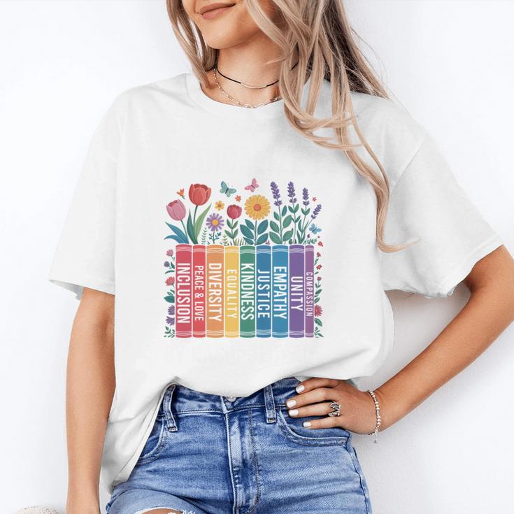 Book Flower Radicalized By Basic Decency Feminist Leftist Unisex T-Shirt