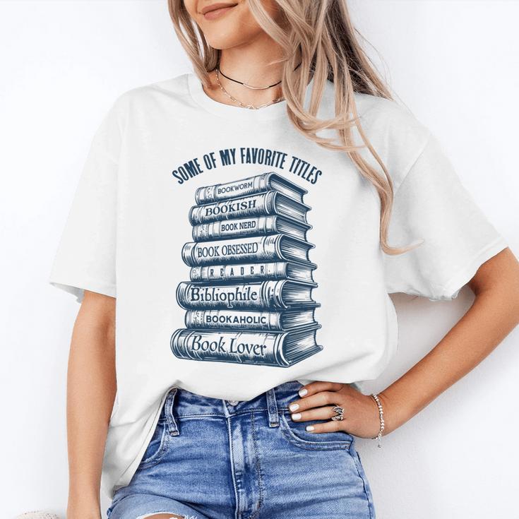Book Lover Bookish Reader Bibliophile Book Nerd Titles Unisex T-Shirt Book Lover Bookish Reader Bibliophile Book Nerd Titles Unisex T-Shirt