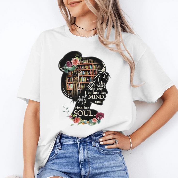 Book Reading Bookworm Book Lover Women Kids Girls Librarian Unisex T-Shirt