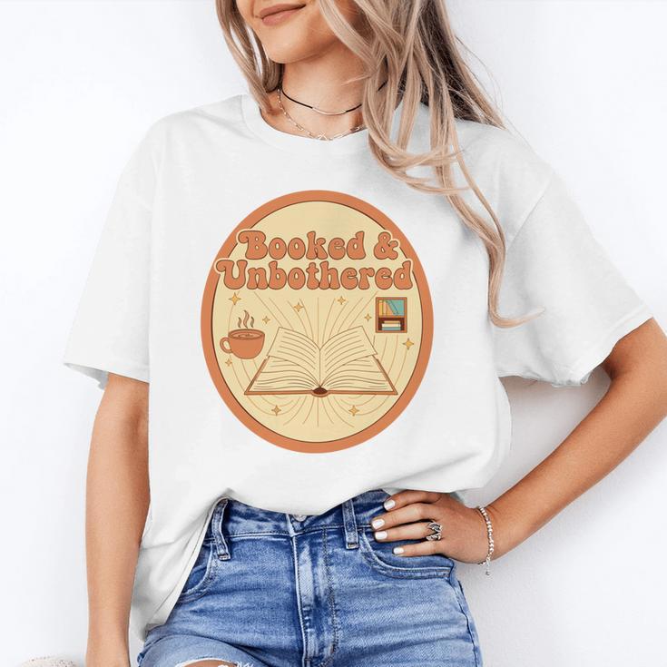 Booked & Unbothered Book Lover Tee Unisex T-Shirt Booked & Unbothered Book Lover Tee Unisex T-Shirt