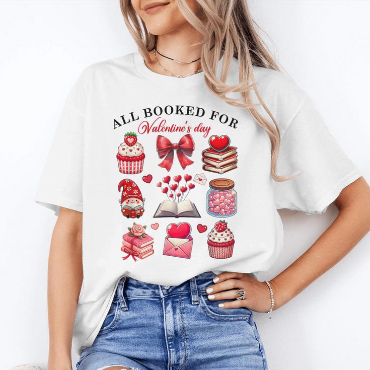 All Booked For Valentine's Day Book Lover Bookworm Bookish Unisex T-Shirt