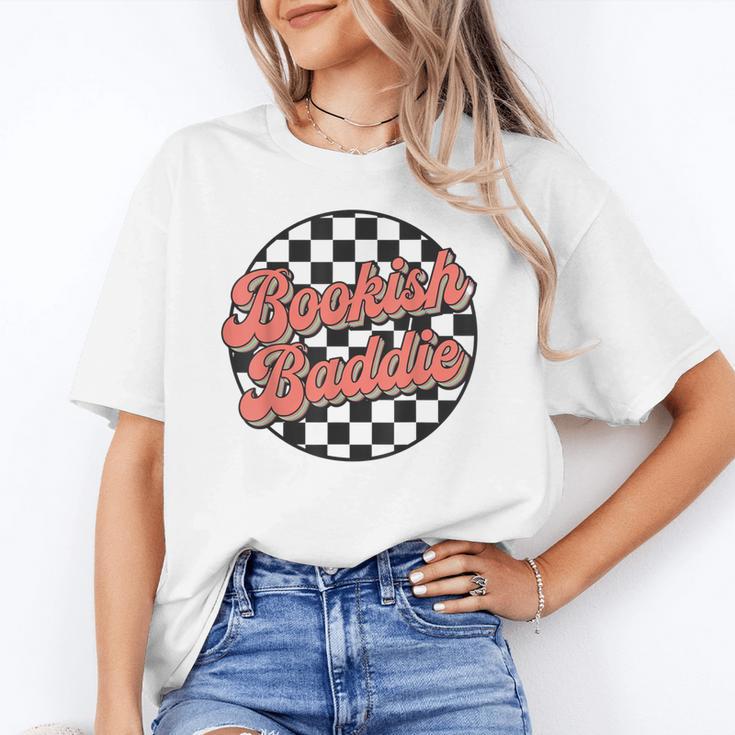 Bookish Baddie Retro Aesthetic Typography Unisex T-Shirt