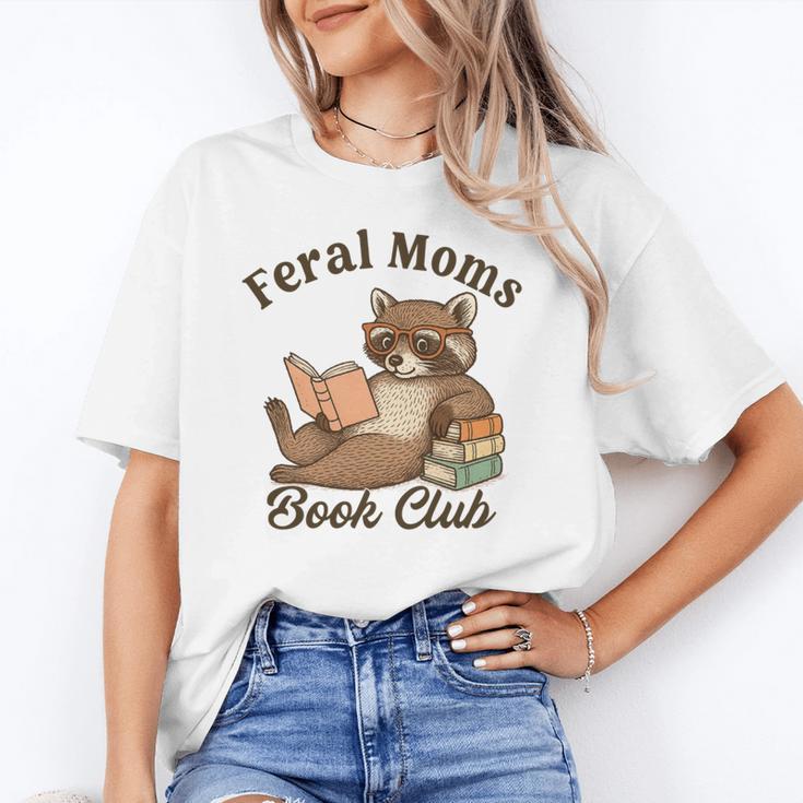 Bookish Feral Moms Book Club Raccoon Mother's Day Bookworm Unisex T-Shirt Bookish Feral Moms Book Club Raccoon Mother's Day Bookworm Unisex T-Shirt