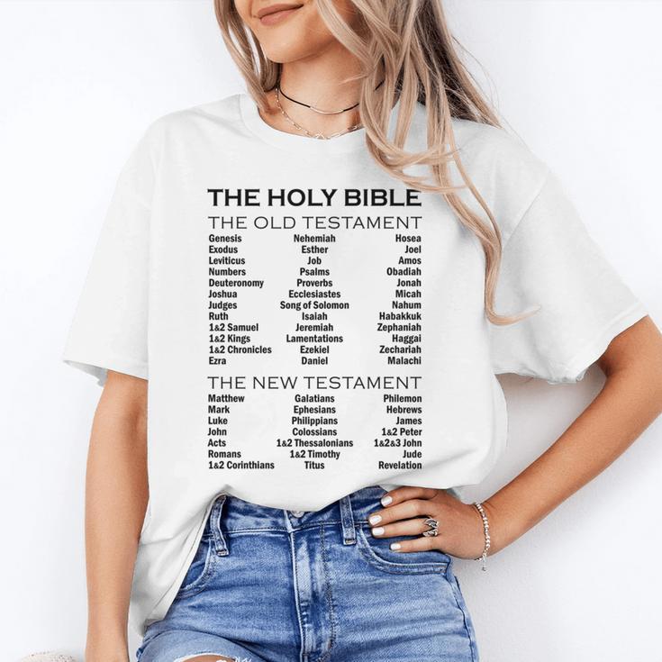 The Books Of The Bible Old And New Testament Complete List Unisex T-Shirt The Books Of The Bible Old And New Testament Complete List Unisex T-Shirt