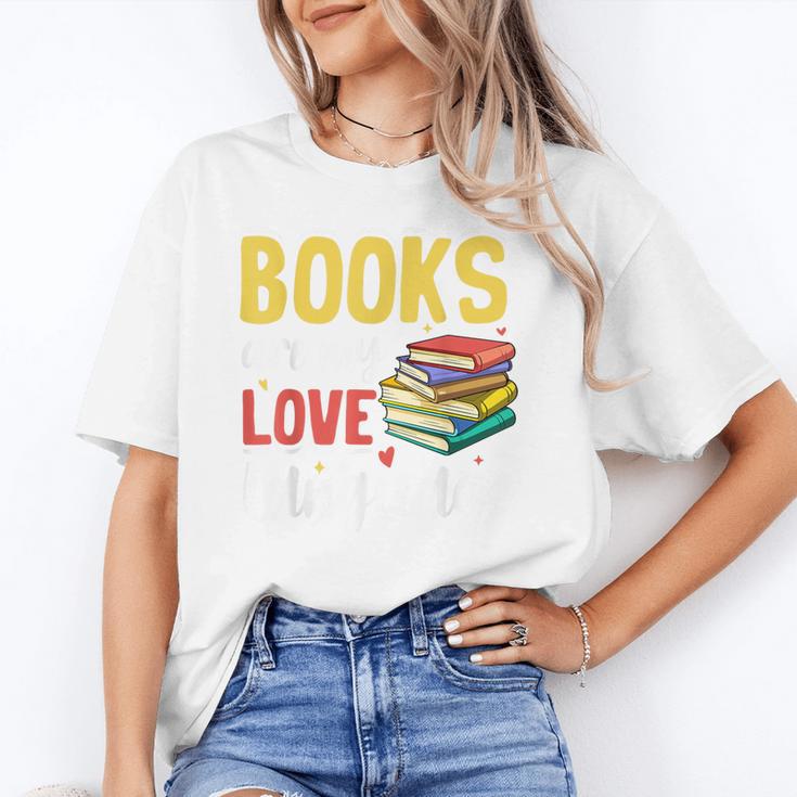 Books Are My Love Language Stack Unisex T-Shirt