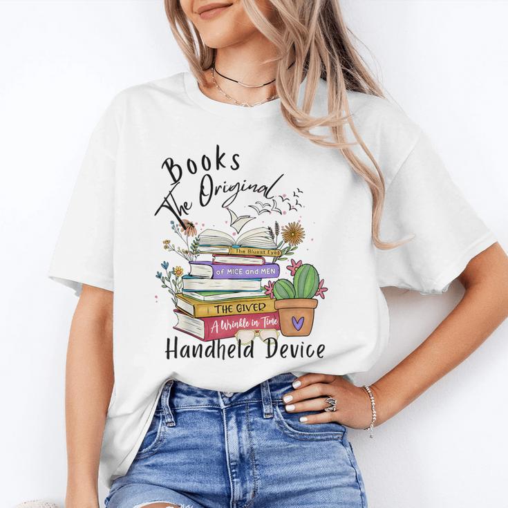Books Original Handheld Device Reader Literacy Book Lover Unisex T-Shirt Books Original Handheld Device Reader Literacy Book Lover Unisex T-Shirt