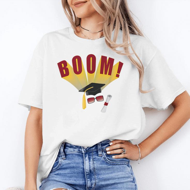 Boom Graduation Hat And Diploma For Proud Graduate Unisex T-Shirt