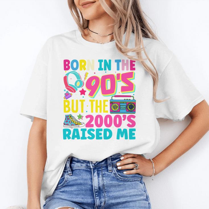 Born In The 90's But The 2000's Raised Me Y2K Nostalgia Unisex T-Shirt