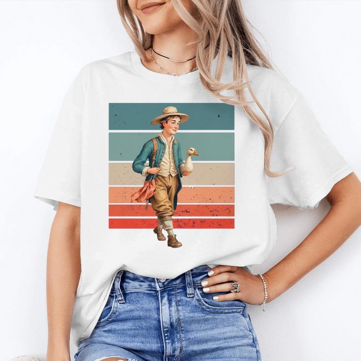 Boy Goose Vintage Rural Pastoral Charm Nostalgia Simple Life Unisex T-Shirt Boy Goose Vintage Rural Pastoral Charm Nostalgia Simple Life Unisex T-Shirt