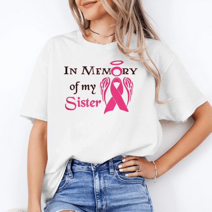 Breast Cancer Walk In Memory Of My Sister Unisex T-Shirt Breast Cancer Walk In Memory Of My Sister Unisex T-Shirt