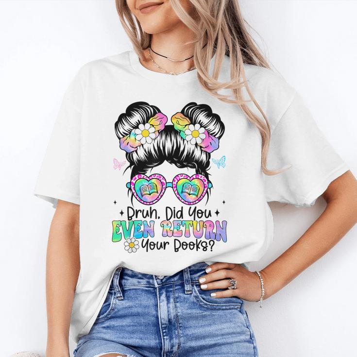 Bruh Return Your Books Reading Library Book Lovers Unisex T-Shirt Bruh Return Your Books Reading Library Book Lovers Unisex T-Shirt