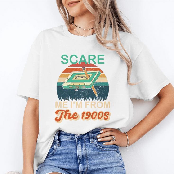 You Can't Scare Me I'm From The 1900s Retro Vintage Premium Tri-Blend Unisex T-Shirt
