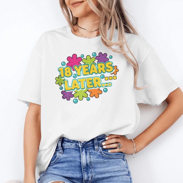 Cartoons Retro 18 Years Later Groovy Pop Art Nostalgia Unisex T-Shirt