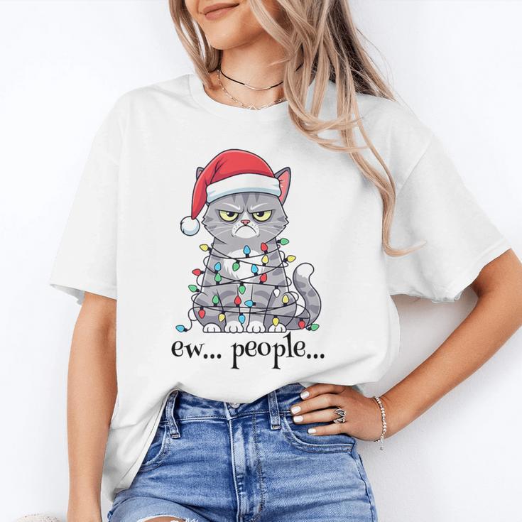 Cat Ew People Adult Humor Introvert Anti-Social Unisex T-Shirt Cat Ew People Adult Humor Introvert Anti-Social Unisex T-Shirt