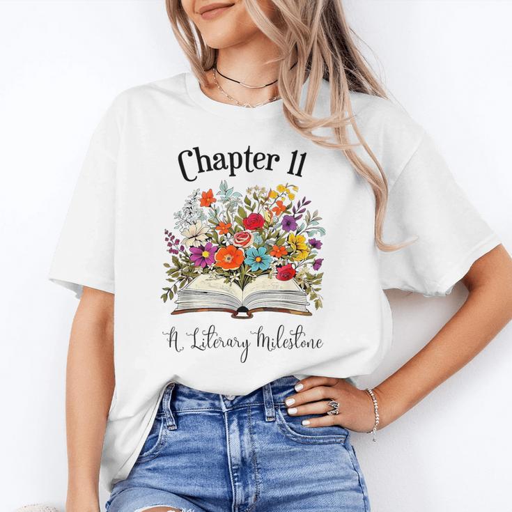 Chapter 11 Years Old 11th Birthday Wildflower Book Lover Unisex T-Shirt