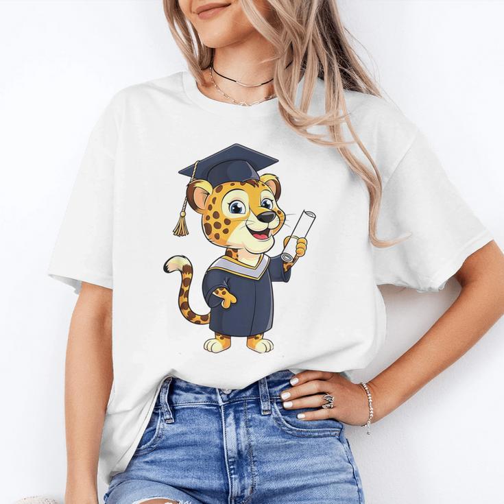 Cheetah Graduation Cute Kindergarten Elementary High School Unisex T-Shirt