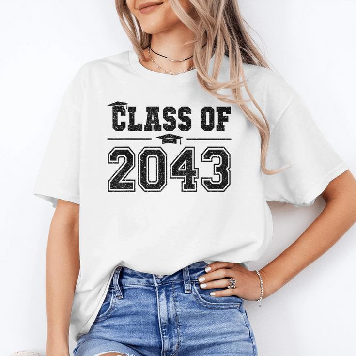 Class Of 2043 Grow With Me Graduation First Day Of School Unisex T-Shirt