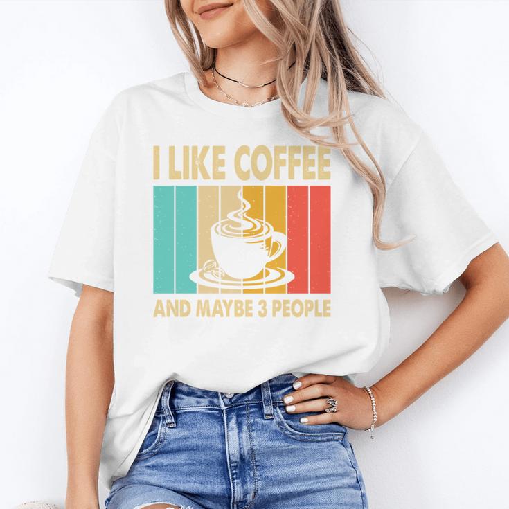 I Like Coffee And Maybe 3 People Introvert Anti-Social Unisex T-Shirt I Like Coffee And Maybe 3 People Introvert Anti-Social Unisex T-Shirt