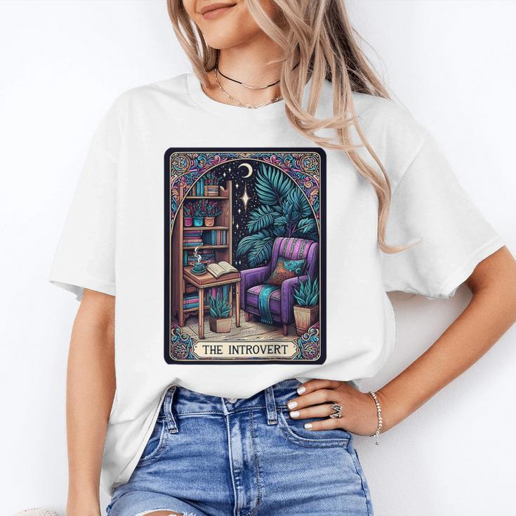 Color Graphic The Introvert Tarot Card Raglan Baseball Tee Unisex T-Shirt Color Graphic The Introvert Tarot Card Raglan Baseball Tee Unisex T-Shirt