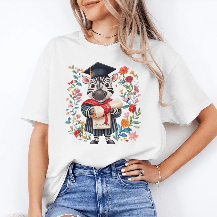 Cute Graduation Zebra Holding DiplomaShirt Unisex T-Shirt