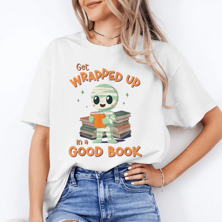 Cute Halloween Teacher Librarian Mummy Reading Books Unisex T-Shirt Cute Halloween Teacher Librarian Mummy Reading Books Unisex T-Shirt