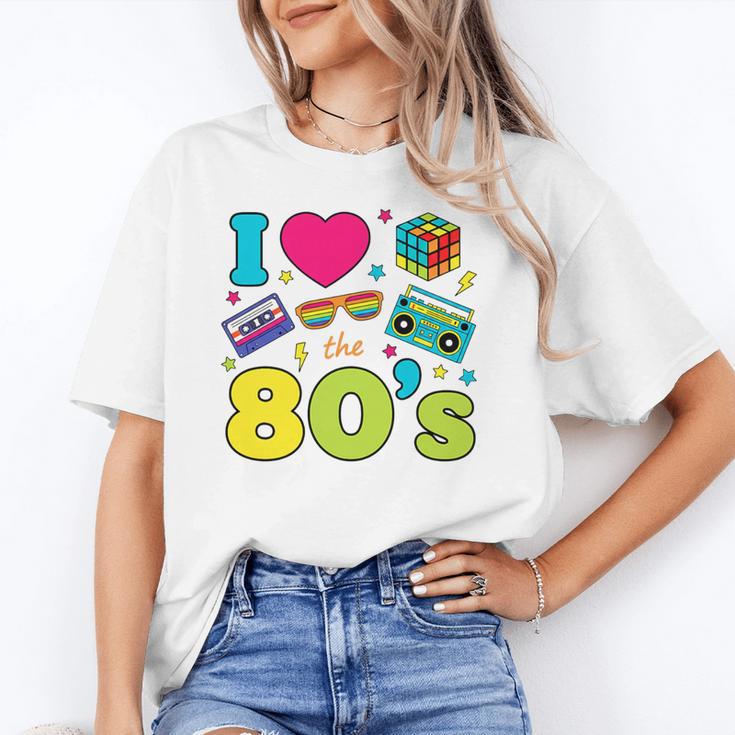 Dad I Love The 80's Retro 80s Nostalgia For Dad Premium Tri-Blend Unisex T-Shirt