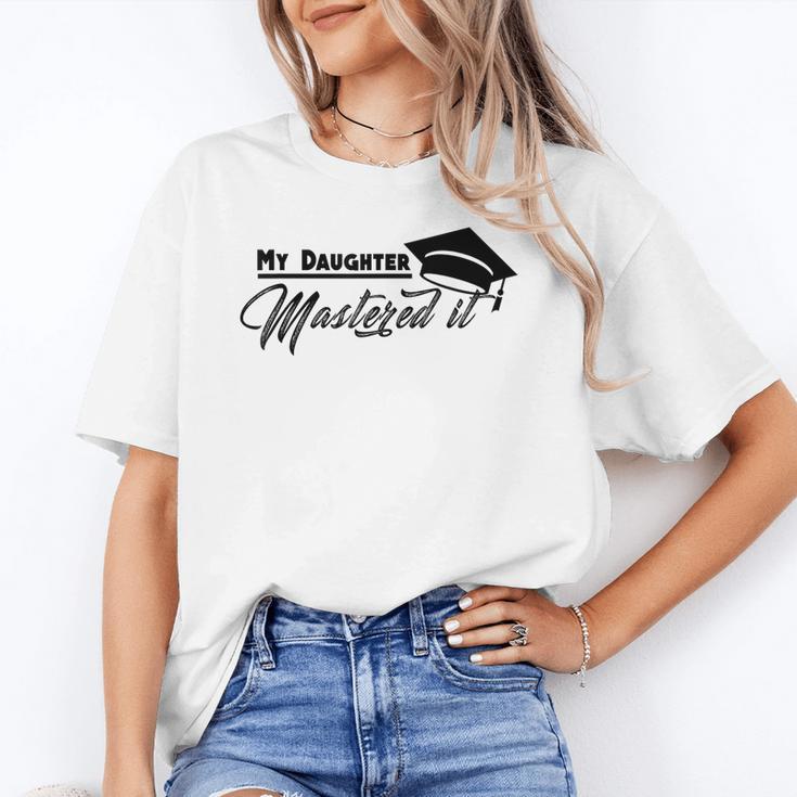 My Daughter Mastered It Tee Shirt Masters Graduation Unisex T-Shirt
