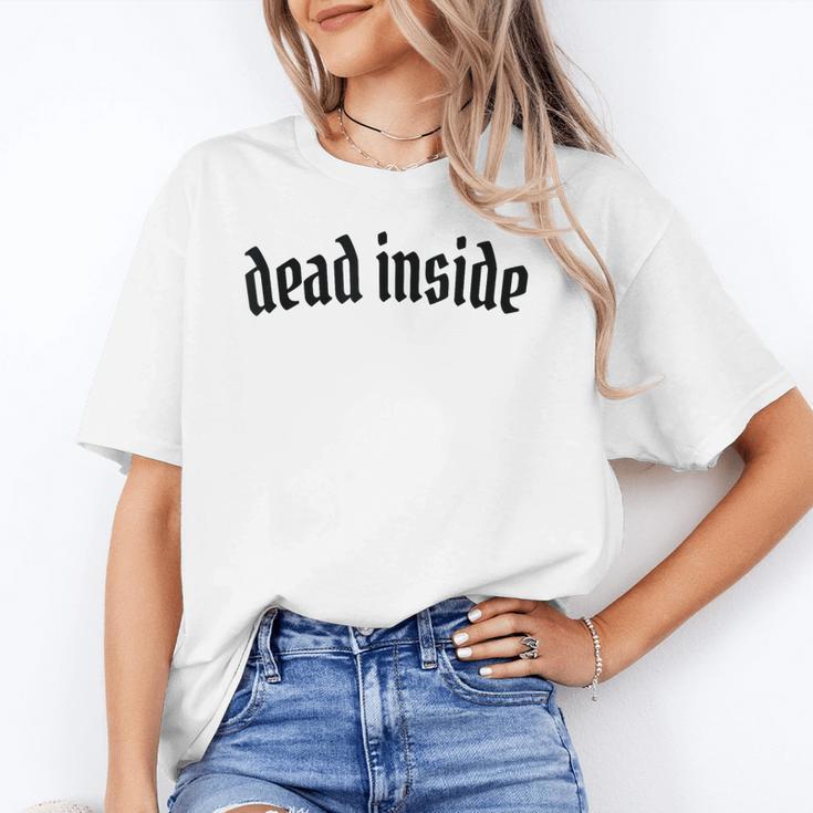 Dead Inside Saying Sarcasm Introvert Unisex T-Shirt Dead Inside Saying Sarcasm Introvert Unisex T-Shirt