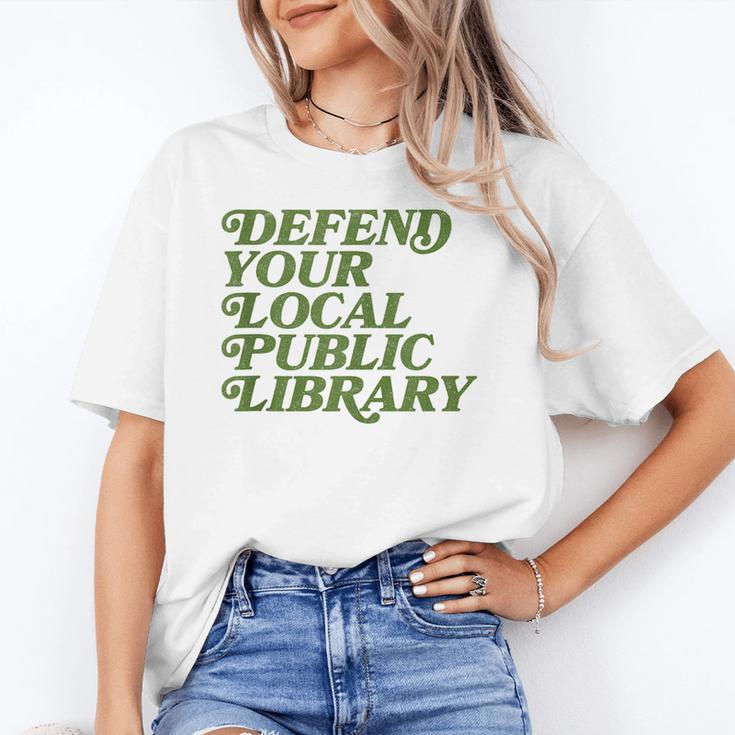 Defend Your Local Public Library For Book Lovers Unisex T-Shirt Defend Your Local Public Library For Book Lovers Unisex T-Shirt
