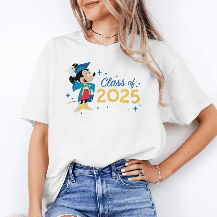 Disney Mickey Mouse Cap & Gown '25 Graduation Class Of 2025 Premium Tri-Blend Unisex T-Shirt