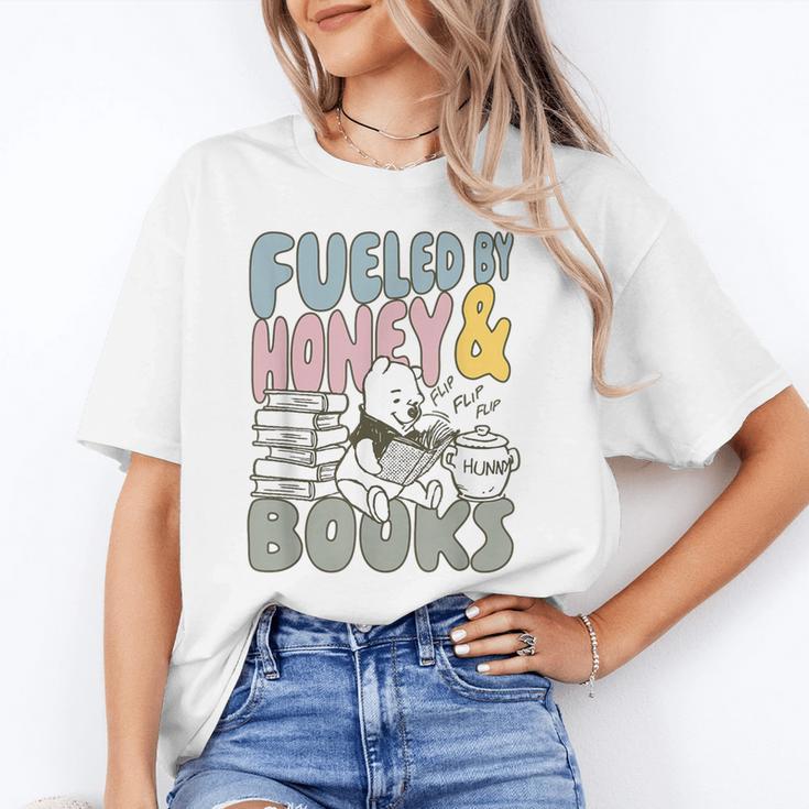 Disney Winnie The Pooh Fueled By Honey & Books Sketch Unisex T-Shirt