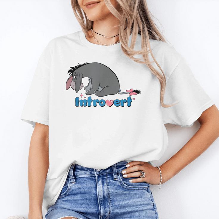 Disney Winnie The Pooh Introvert Eeyore Logo Unisex T-Shirt Disney Winnie The Pooh Introvert Eeyore Logo Unisex T-Shirt