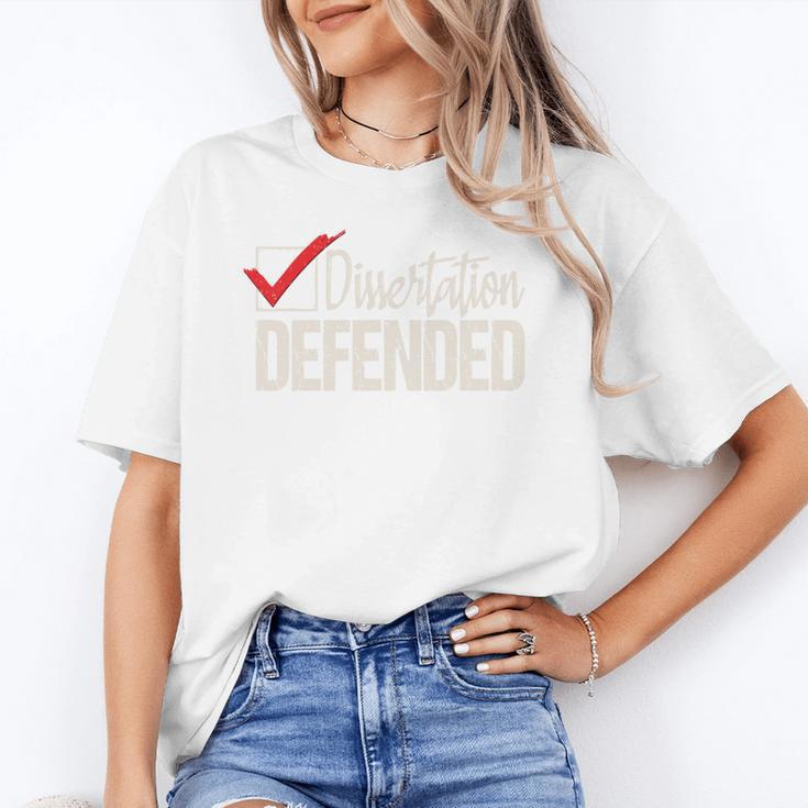 Dissertation Defended PhD Graduate PhD Graduation Unisex T-Shirt