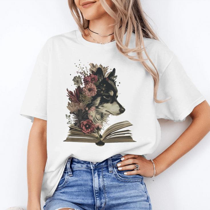 Dog Book Flower Unisex T-Shirt Dog Book Flower Unisex T-Shirt