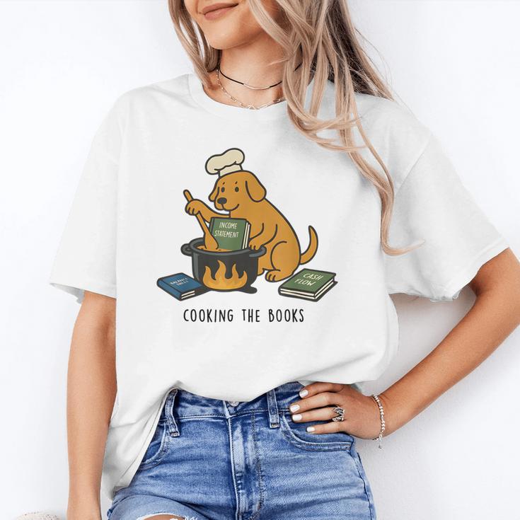 Dog Cooking The Books Unisex T-Shirt