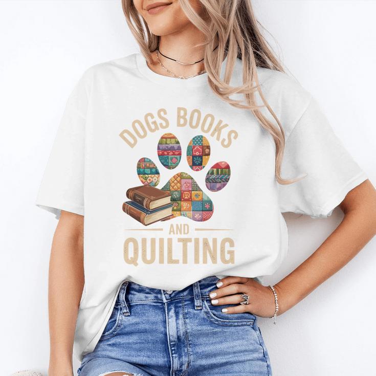 Dogs Books And Quilting Unisex T-Shirt