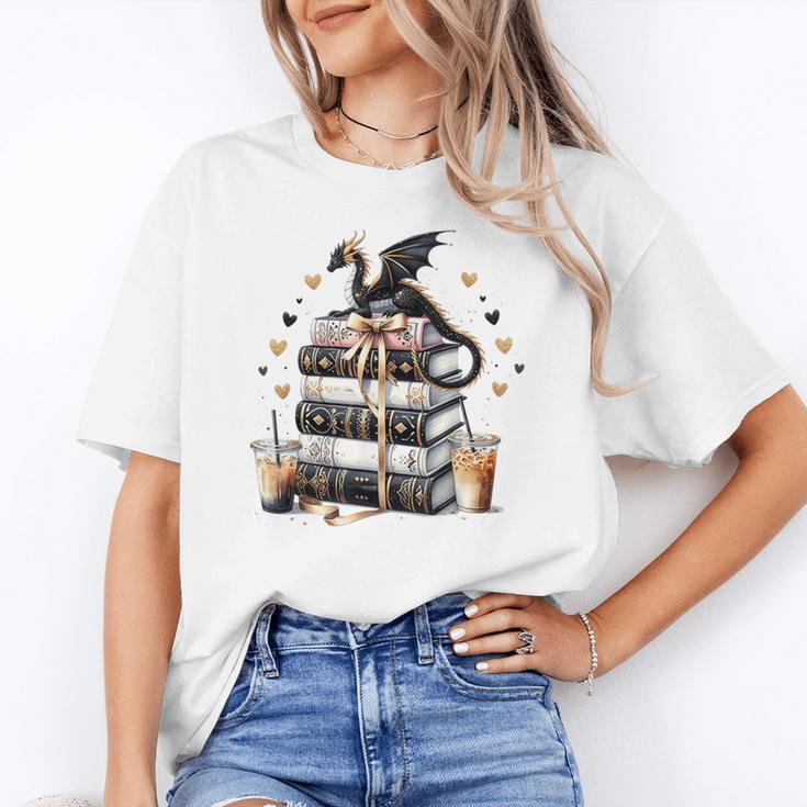 Dragon Hoard Of Books Reading Lover Cute Art Unisex T-Shirt