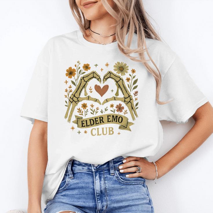 Elder Emo Club Skeleton Hands Heart Nostalgia Premium Tri-Blend Unisex T-Shirt Elder Emo Club Skeleton Hands Heart Nostalgia Premium Tri-Blend Unisex T-Shirt