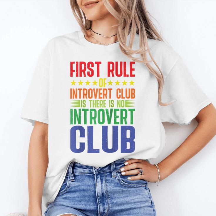 First Rule Of Introvert Club Is There Is No Introvert Club Raglan Baseball Tee Unisex T-Shirt First Rule Of Introvert Club Is There Is No Introvert Club Raglan Baseball Tee Unisex T-Shirt