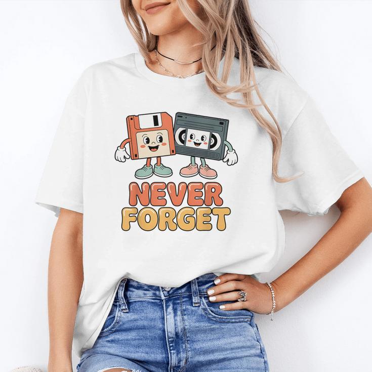 Never Forget Retro Old Technology Nostalgia Unisex T-Shirt
