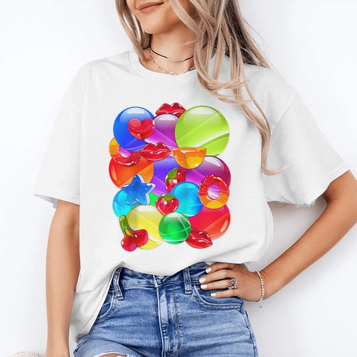 Frutiger Aero Aesthetic Tech Orb Pattern Heart Cherry Lips Raglan Baseball Tee Unisex T-Shirt Frutiger Aero Aesthetic Tech Orb Pattern Heart Cherry Lips Raglan Baseball Tee Unisex T-Shirt