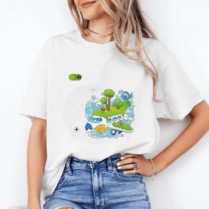 Frutiger Aero Y2K Fashion Trends Statement Piece Tech Orbite Premium Tri-Blend Unisex T-Shirt
