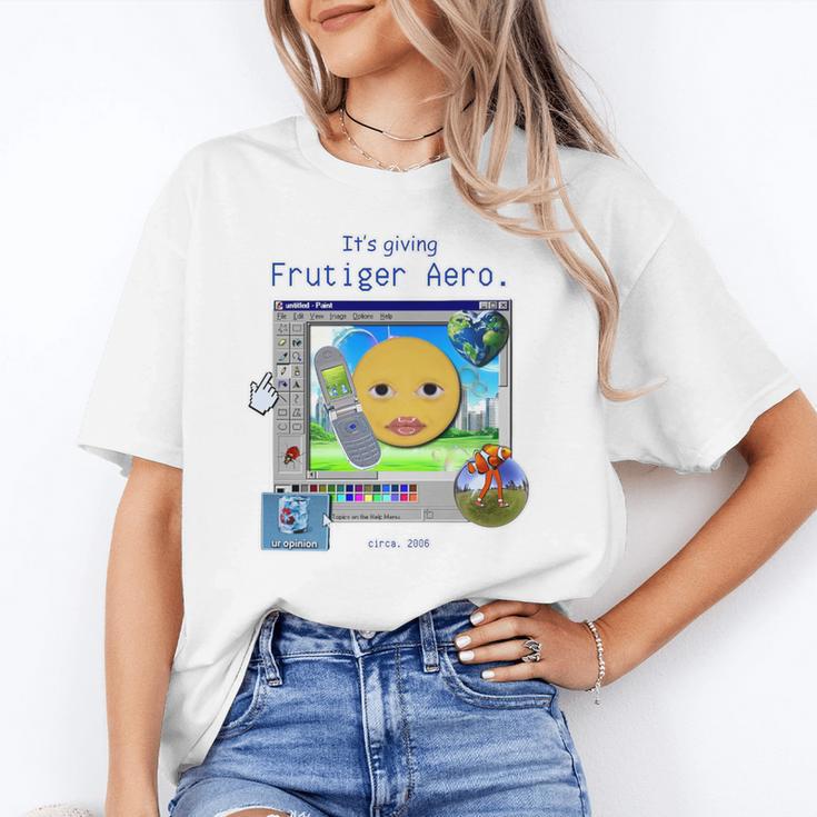 Frutiger Aero Y2K Meme Graphic 2000s Nostalgia Premium Unisex T-Shirt Frutiger Aero Y2K Meme Graphic 2000s Nostalgia Premium Unisex T-Shirt