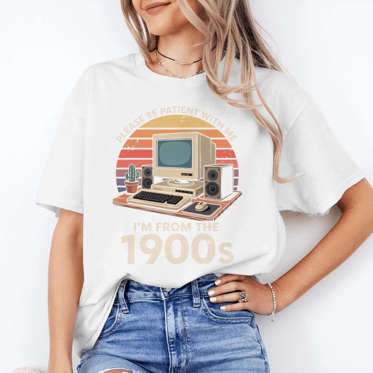 Geek Please Be Patient I'm From The 1900s Retro Computer PC Unisex T-Shirt