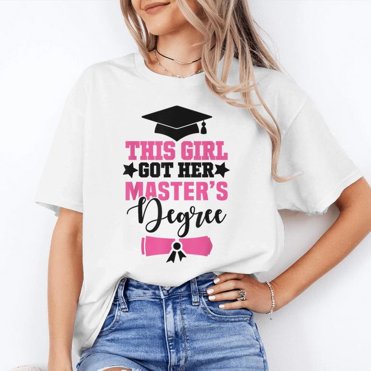 This Girl Got Her Masters Degree Graduation Mastered It 2024 Unisex T-Shirt