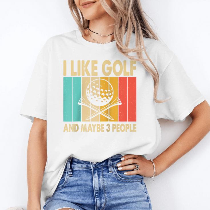 I Like Golf And Maybe 3 People Introvert Raglan Baseball Tee Unisex T-Shirt I Like Golf And Maybe 3 People Introvert Raglan Baseball Tee Unisex T-Shirt