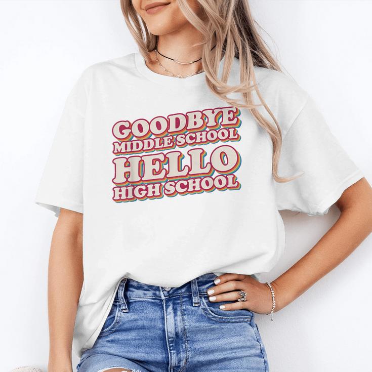 Goodbye Middle School Hello High School 8th Grade Graduation Unisex T-Shirt