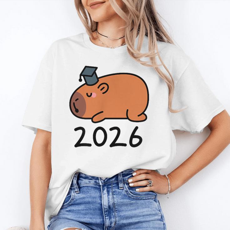 Grad Class Of 2026 Capybara Graduation Graduated Kids Unisex T-Shirt
