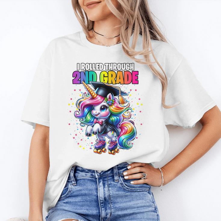 Graduation 2nd Grade Unicorn Roller Skate Girls Grad Unisex T-Shirt