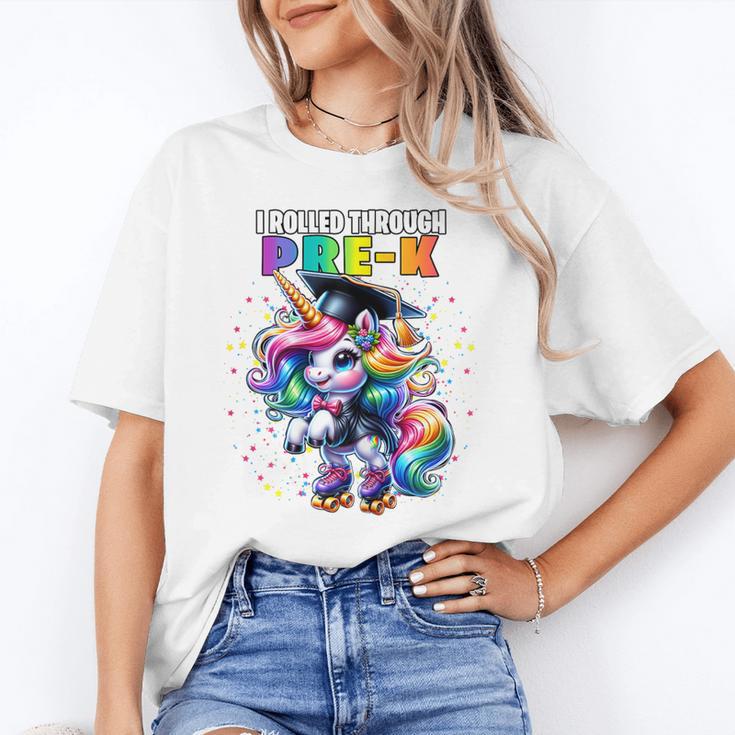 Graduation Pre-K Unicorn Roller Skate Girls Preschool Grad Unisex T-Shirt